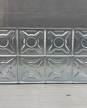 10 Ton Galvanizli Modüler Su Deposu